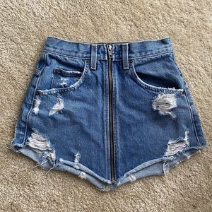 LF ZIP UP SKIRT